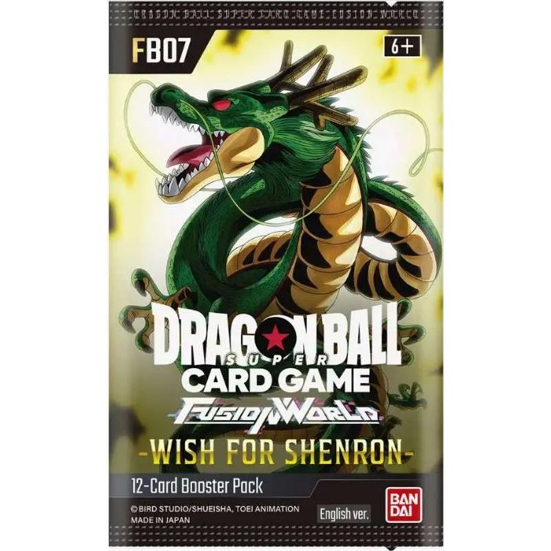 Dragon Ball Super Card Game Fusion World - Wish for Shenron Fb07 - Sleeved Booster/Blister - CollGamers