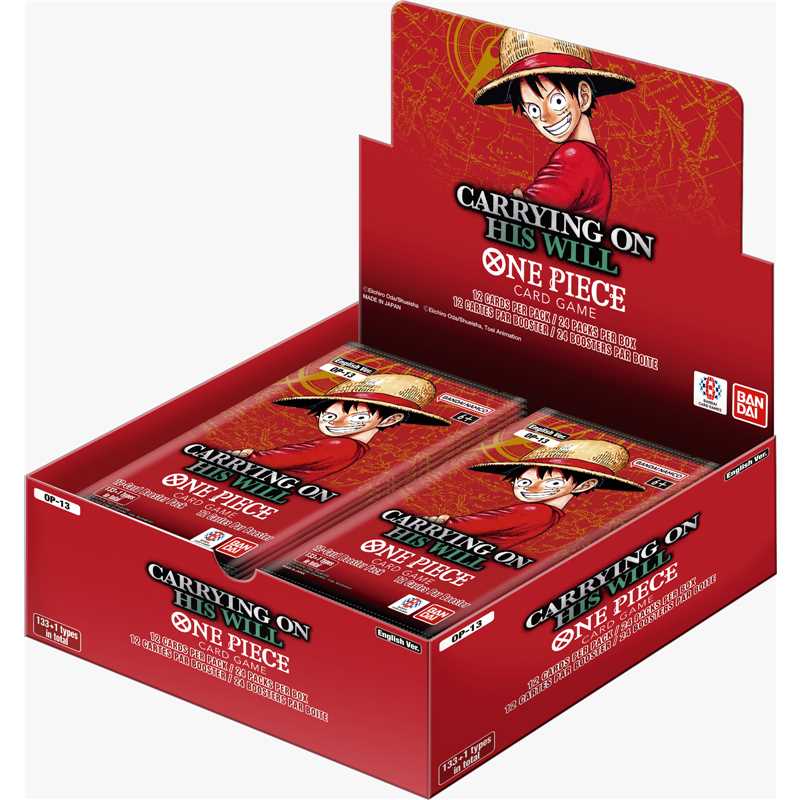 en one piece-card game One Piece Card Game OP-13 Carrying On His Will Booster Box – CollGamers