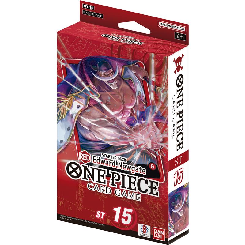 One Piece Card Game Starter Deck - Red - Edward Newgate - [ST-15]   CollGamers