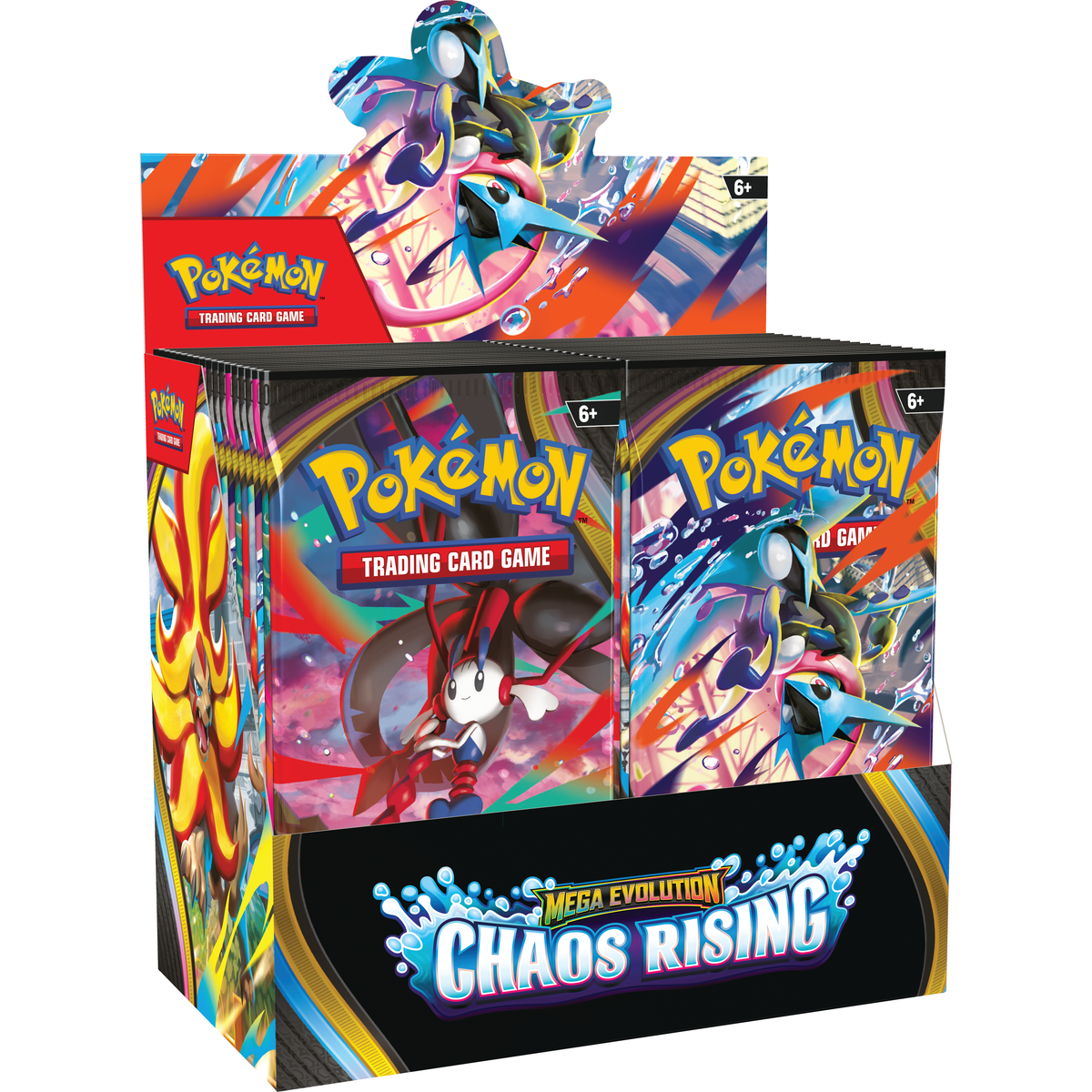 Pokémon Mega Evolution - Chaos Rising - BoosterBox - Pokémon TCG - CollGamers