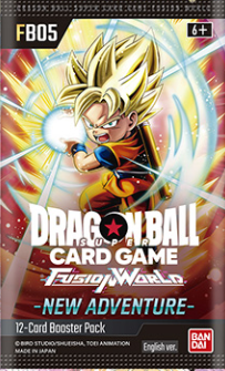 Dragon Ball Super Card Game Fusion World - New Adventure FB05 - Sleeved Booster/Blister