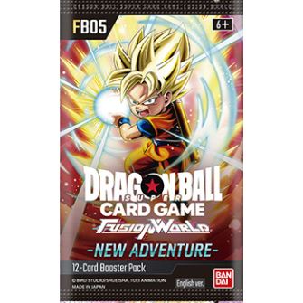 Dragon Ball Super Card Game Fusion World - New Adventure FB05 - Sleeved Booster/Blister