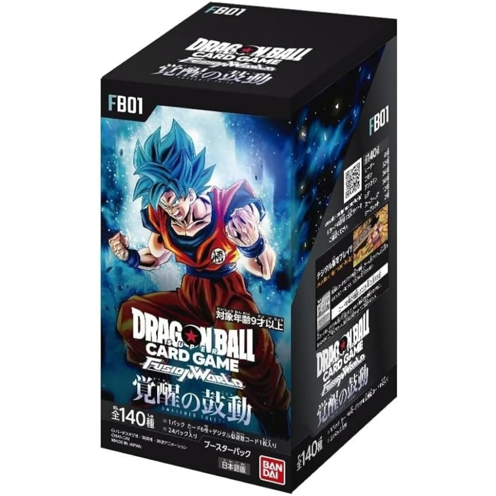 DragonBall Card Game Fusion World FB01 Awakened Pulse Booster Box (Japans)