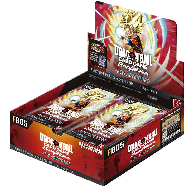 Dragon Ball Super Card Game Fusion World FB05 New Adventure Booster Box - CollGamers