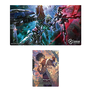 Gundam Card Game Playmat & Card Set - Mobile Suit Gundam 00 - CollGamers