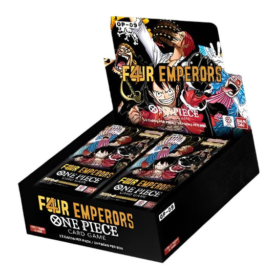 One Piece Card Game OP-09 The Four Emperors Booster Box - CollGamers
