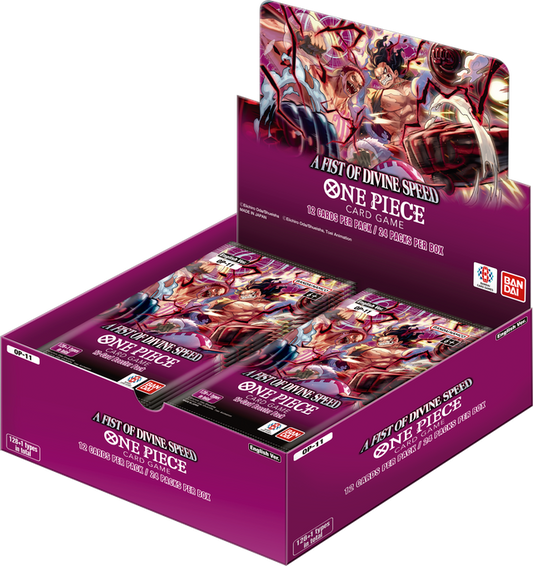 One Piece Card Game OP-11 A Fist of Divine Speed Booster Box - CollGamers