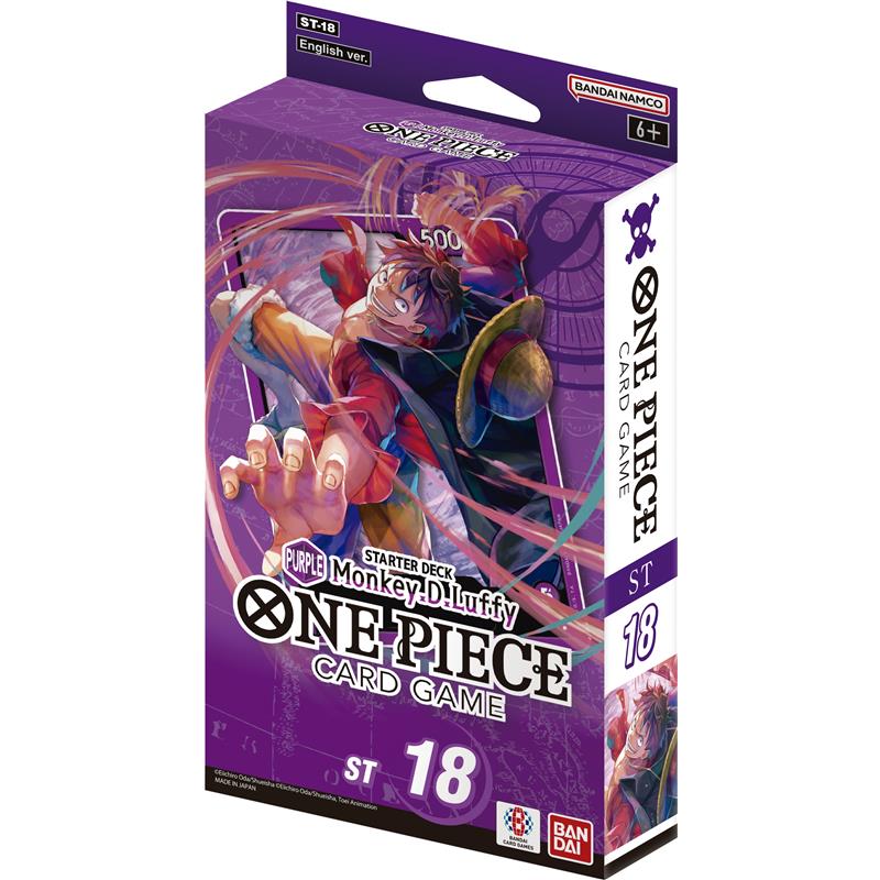 One Piece Card Game Starter Deck - Purple - Monkey D.Luffy  - [ST-18] - CollGamers