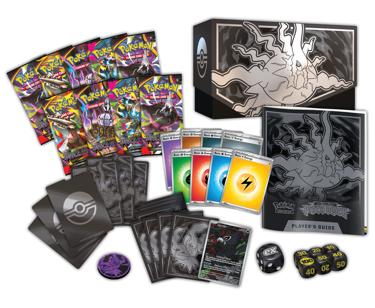 Pokémon Mega Evolution - Pitch Black - Elite Trainer Box - Pokémon TCG