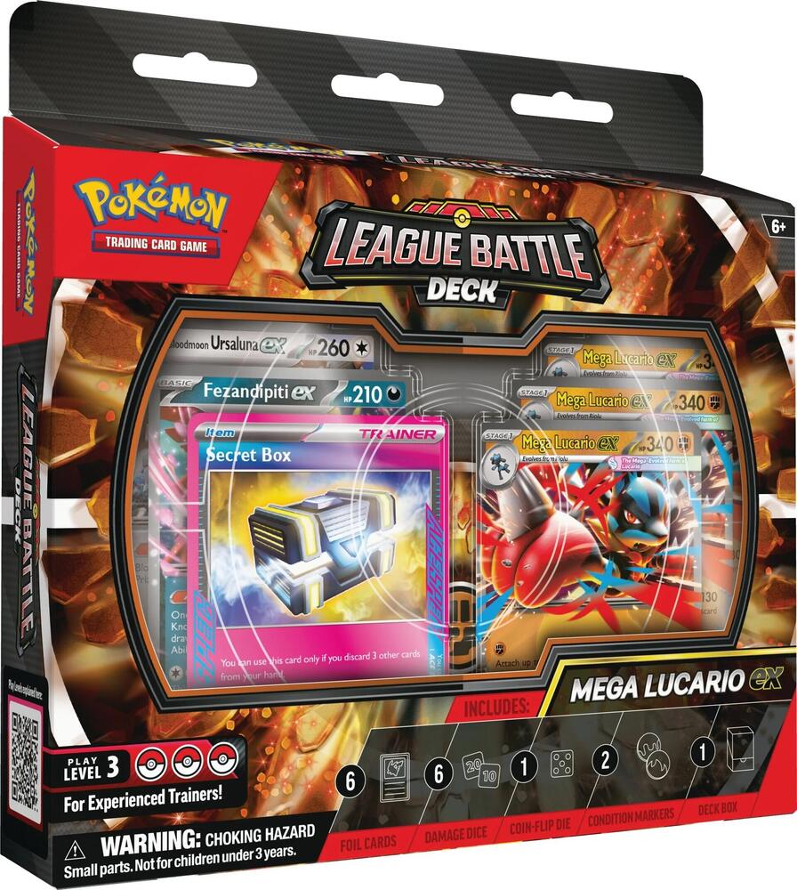 Pokémon - League Battle Deck - Mega Lucario Ex - Pokémon TCG - CollGamers