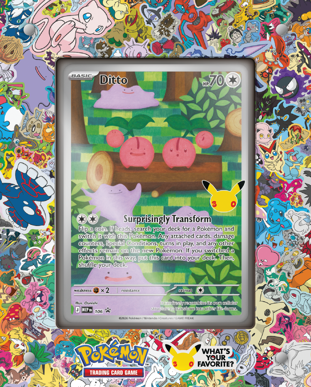 Pokémon 30th Celebration - Ditto Premium Collection  - Pokémon TCG - Ditto Card - CollGamers