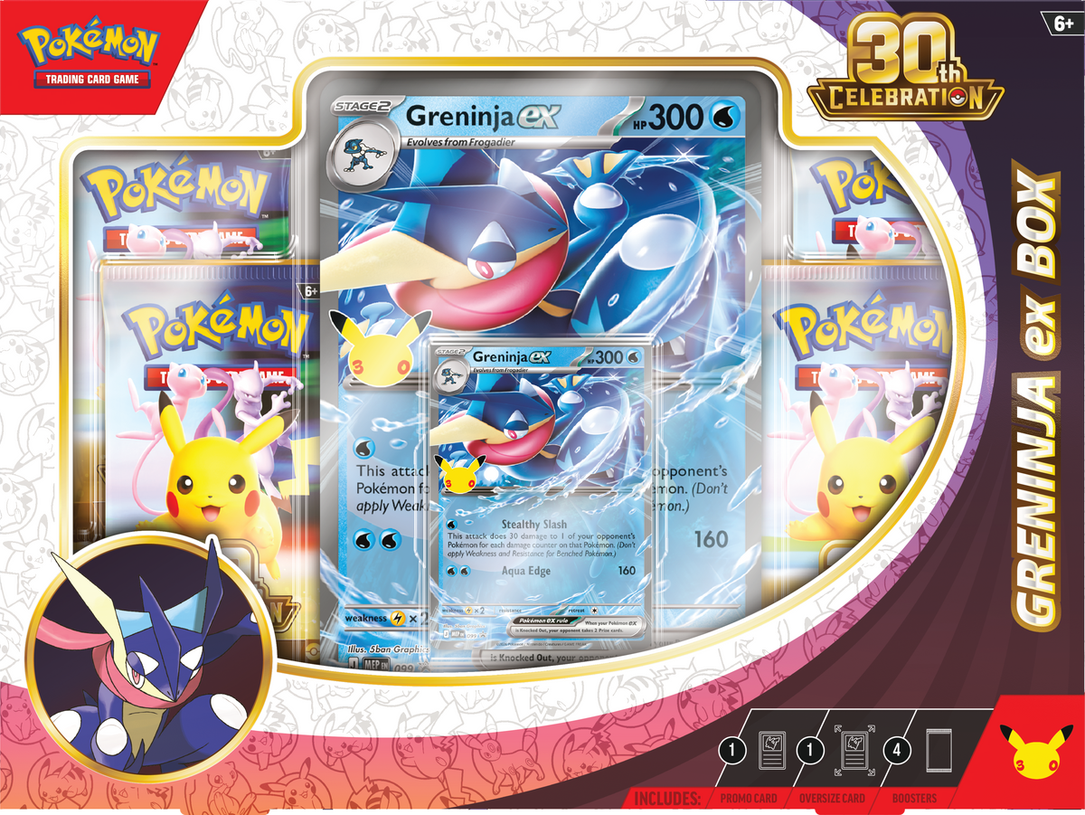 Pokémon 30th Celebration - Ex Box - Greninja Ex - Pokémon TCG - CollGamers