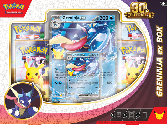 Pokémon 30th Celebration - Ex Box - Greninja Ex - Pokémon TCG - CollGamers