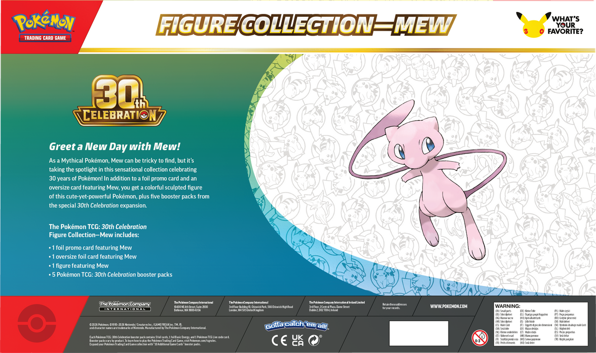 Pokémon 30th Celebration - Figure Collection - Mew - Pokémon TCG