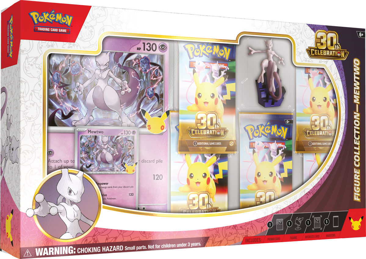 Pokémon 30th Celebration - Figure Collection - Mewtwo - Pokémon TCG - CollGamers