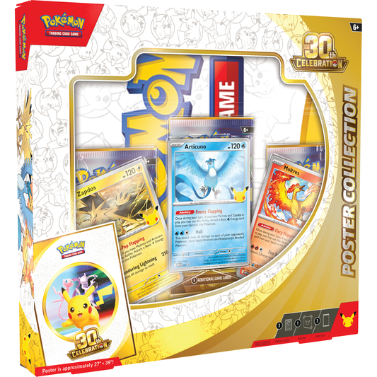 Pokémon 30th Celebration - Poster Collection - Pokémon TCG - CollGamers