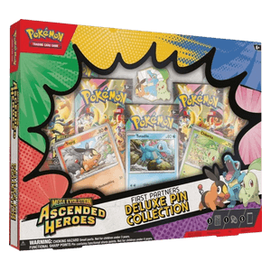 Pokémon Mega Evolution - Ascended Heroes - First Partners Deluxe Pin Collection - Pokémon TCG - CollGamers