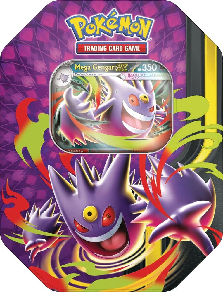 Pokémon Mega Moonlit Tin -  Mega Gengar Ex - Pokémon TCG - CollGamers
