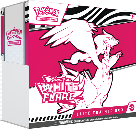 Pokémon Scarlet & Violet - White Flare - Elite Trainer Box - Pokémon TCG (front)
