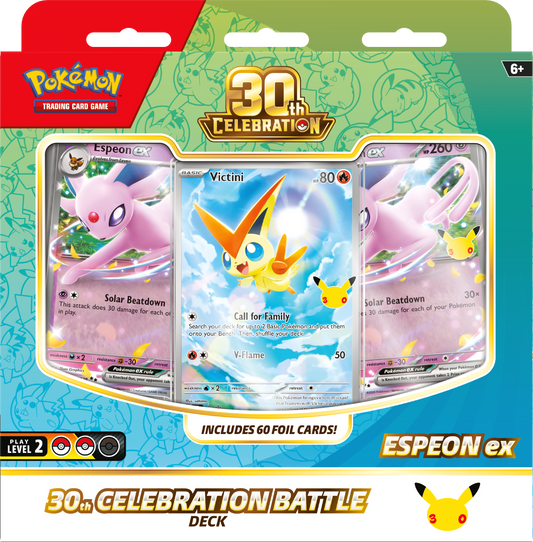 Pokémon 30th Celebration - Battle Deck - Espeon Ex  - Pokémon TCG - CollGamers