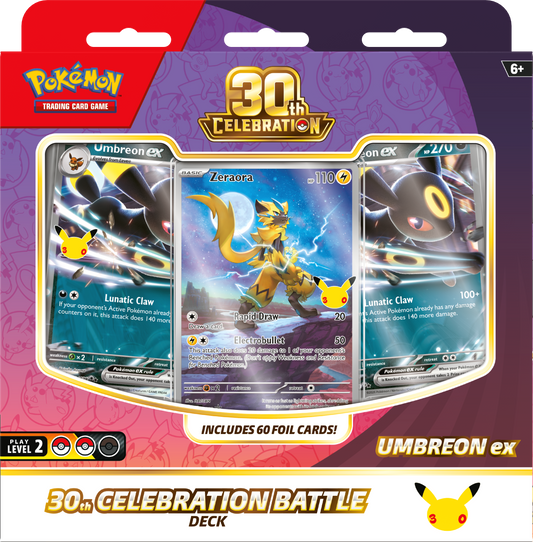 Pokémon 30th Celebration - Battle Deck - Umbreon Ex - Pokémon TCG - CollGamers