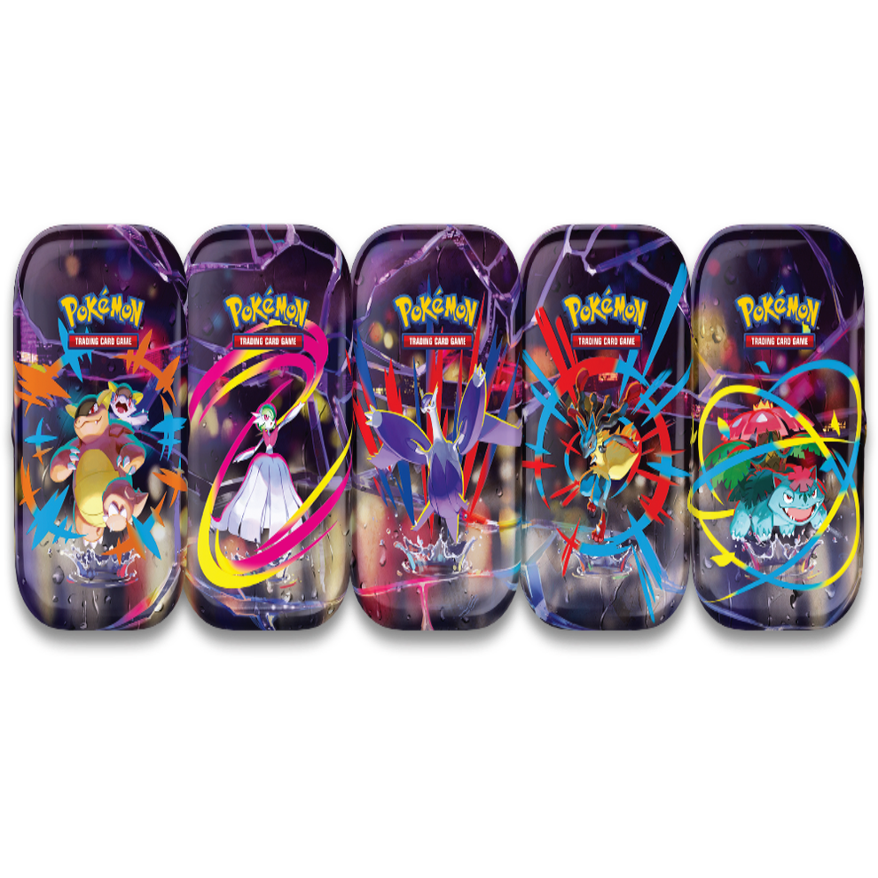 Pokémon Mega Evolution - Base Set - Mega Heroes Mini Tin Art Set - Pok ...