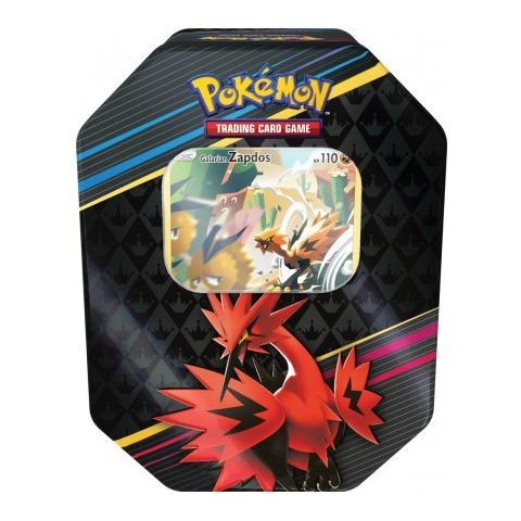 Pokémon Sword & Shield - Crown Zenith - Galarian Zapdos Tin Box - Pokémon TCG - CollGamers