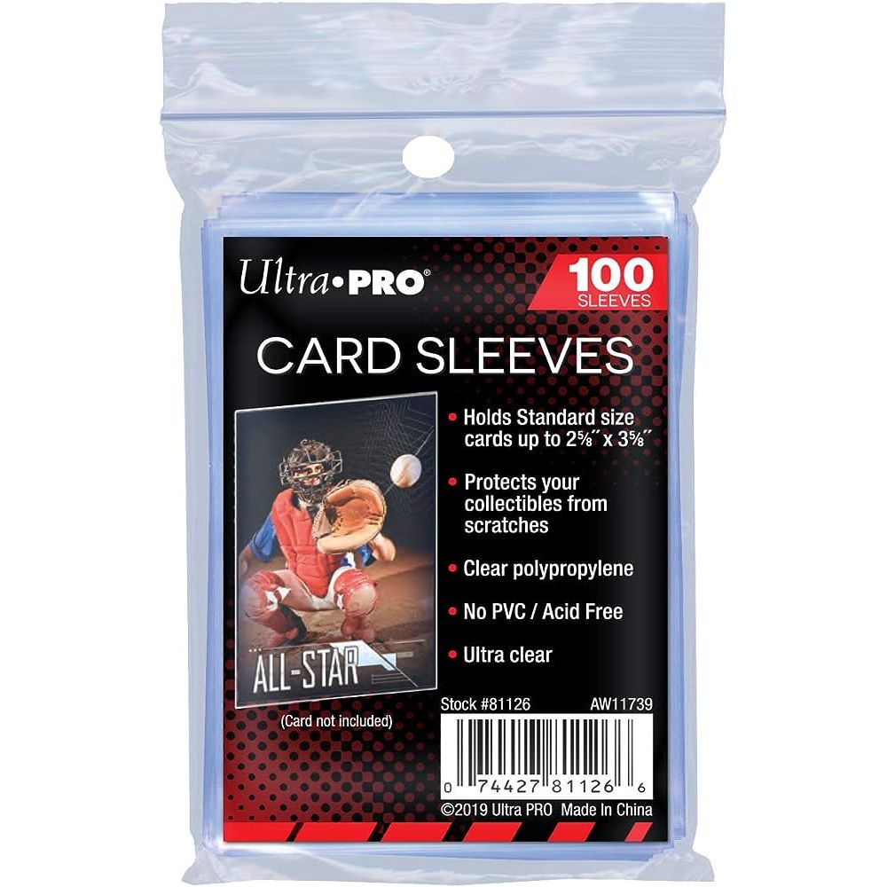 Ultra Pro - Standard Sleeves - Regular Soft Card (100 Sleeves) - CollGamers